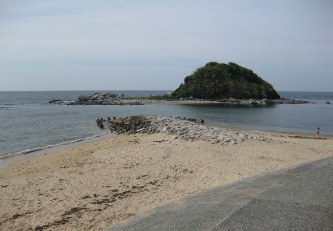 志賀島 北部の海水浴場です