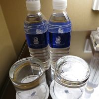 ミネラルウォーターが一日2本用意されるようです