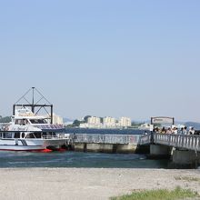 猿島の船着き場