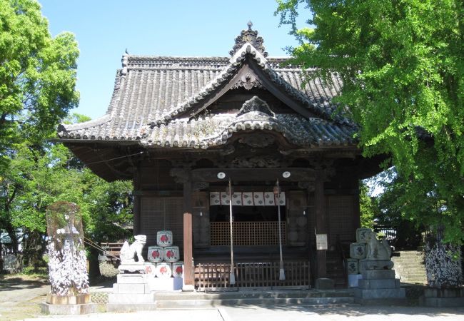 八女福島の神社です