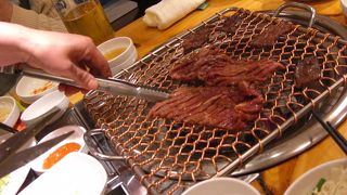 とてもおいしい焼き肉の店