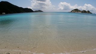 驚くほど綺麗な海