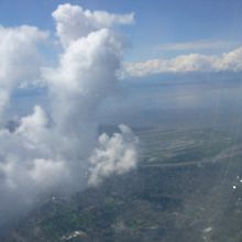 機内からの写真、日中
