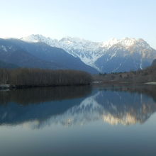 〜大正池に映る穂高連峰〜