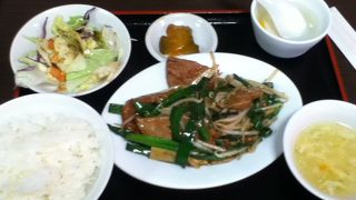 レバニラランチを756円でいただきました。