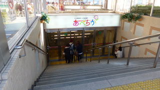 昔ながらの地下街