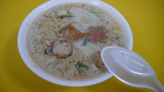 台湾ローカルフードで朝食