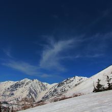 白馬岳と大雪渓