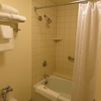 お風呂はあまり広くありません　シャワーは固定式でした