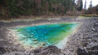 長海の手前です