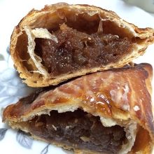 アップルパイの断面