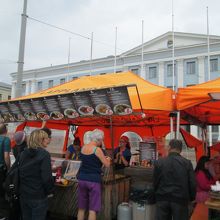 軽食を売っている店