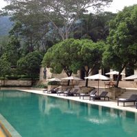 プールです。人も少なく、３０Mの長さ