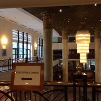 工事中でエグゼクティブラウンジが移動してました