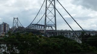 暗くなってからはライトアップされた姿が美しいエルシリオ・ルース橋