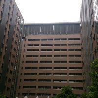 中庭。ここより上はマンション棟なのです。