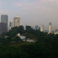 部屋から外を見る