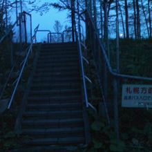 上り線の外部アクセス入口の様子