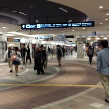 広々したショッピングエリアです。