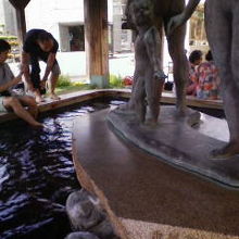 指宿駅前の足湯