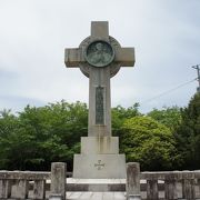 日本最初のキリスト教教会とされる大道寺の跡地