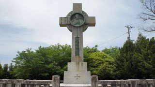 日本最初のキリスト教教会とされる大道寺の跡地
