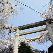 参道にある石造大鳥居