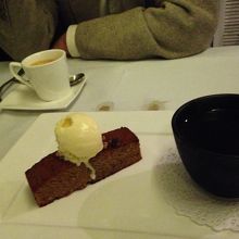 プリンとケーキ　エスプレッソ