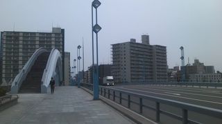 トレーニングにも良い橋です