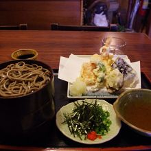 天ぷら付き出雲そば