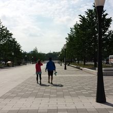 行幸通りから皇居側を撮影