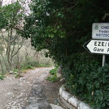 入口に看板があります