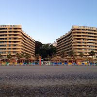 ビーチからのホテル