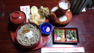 そばはもちろん、ぜんざいも美味しい