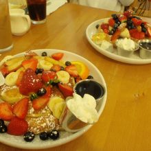 ワッフルとパンケーキ