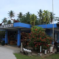 ホテルの敷地内にあるダイビングショップ