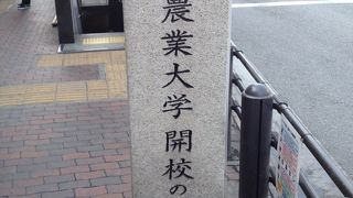 こんなところに東農大…