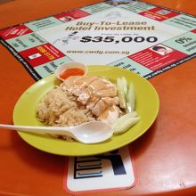 天天の鶏飯です。骨がなく食べやすいです