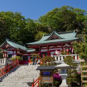 関東平野を一望できる足利音頭に歌われた神社