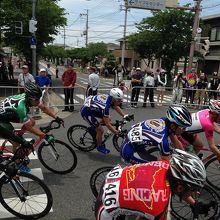 最後の直角カーブを曲がる