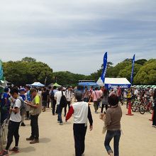 憩いの広場でのイベント