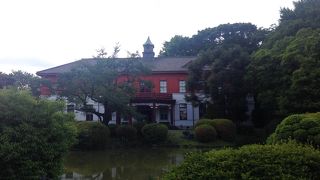 小石川植物園の端にある