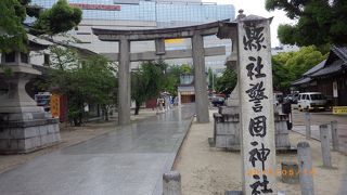 駅前の繁華街にありました。