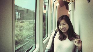 ラグジュアリーな気分が楽しめる列車。