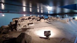 石塁が保存されています