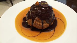 スッキリ スィーツ真壁放映　銀座リンツ　リンツ・プロフィットロールアイスクリーム　キャラメルショコラ 