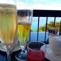 シャンパンです。（朝食）