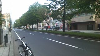 日の長い時期の早朝の裏参道はお勧めです！