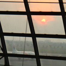 国内線にトランジットです。