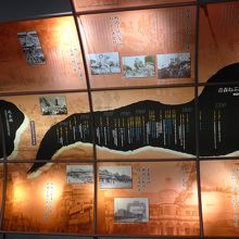 入り口のトンネル型通路にはねぶたの歴史を案内